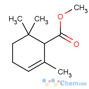 CAS No:28043-10-9 2-Cyclohexene-1-carboxylicacid, 2,6,6-trimethyl-, methyl ester