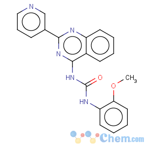 CAS No:280570-45-8 N-(2-Methoxyphenyl)-N'-[2-(3-pyrindinyl)-4-quinazolinyl]-urea