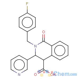 CAS No:281206-13-1 4-Isoquinolinecarboxylicacid, 2-[(4-fluorophenyl)methyl]-1,2,3,4-tetrahydro-1-oxo-3-(3-pyridinyl)-