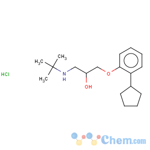 CAS No:28163-36-2 2-Propanol,1-(2-cyclopentylphenoxy)-3-[(1,1-dimethylethyl)amino]-, hydrochloride (1:1)