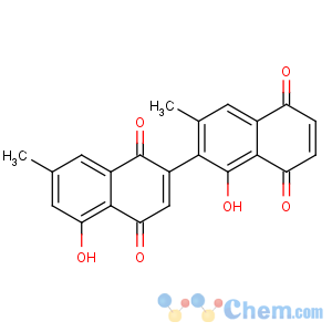 CAS No:28164-57-0 5-hydroxy-6-(5-hydroxy-7-methyl-1,<br />4-dioxonaphthalen-2-yl)-7-methylnaphthalene-1,4-dione