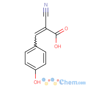 CAS No:28166-41-8 2-cyano-3-(4-hydroxyphenyl)prop-2-enoic acid