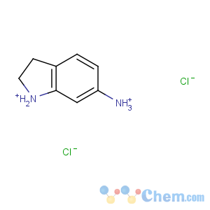 CAS No:28228-73-1 1H-Indol-6-amine,2,3-dihydro-, hydrochloride (1:2)