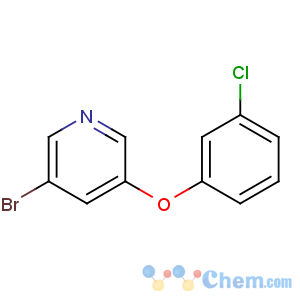 CAS No:28232-65-7 3-bromo-5-(3-chlorophenoxy)pyridine
