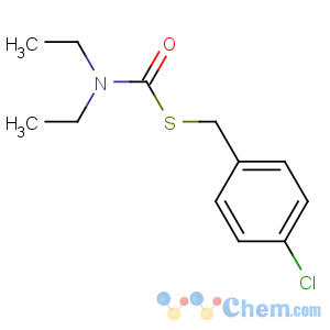 CAS No:28249-77-6 S-[(4-chlorophenyl)methyl] N,N-diethylcarbamothioate