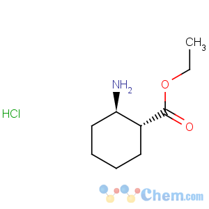 CAS No:28250-14-8 Cyclohexanecarboxylicacid, 2-amino-, ethyl ester, hydrochloride (1:1), (1R,2R)-rel-