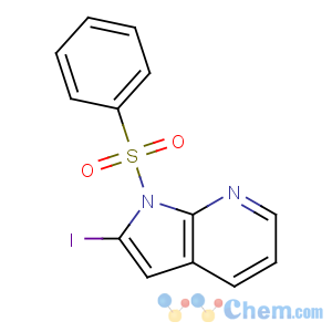 CAS No:282734-63-8 1-(benzenesulfonyl)-2-iodopyrrolo[2,3-b]pyridine