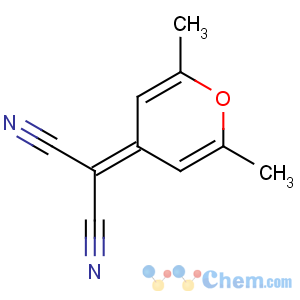 CAS No:28286-88-6 2-(2,6-dimethylpyran-4-ylidene)propanedinitrile