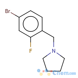CAS No:283173-83-1 Pyrrolidine,1-[(4-bromo-2-fluorophenyl)methyl]-