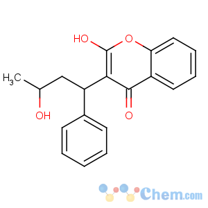 CAS No:28392-96-3 2H-1-Benzopyran-2-one,4-hydroxy-3-(3-hydroxy-1-phenylbutyl)-