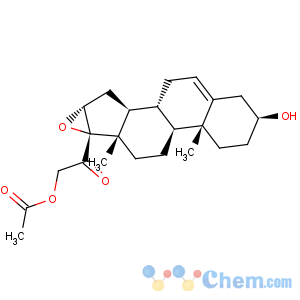 CAS No:28444-97-5 Pregn-5-en-20-one,21-(acetyloxy)-16,17-epoxy-3-hydroxy-, (3b,16a)-