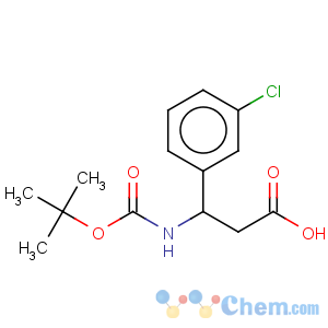 CAS No:284493-67-0 Benzenepropanoic acid,3-chloro-b-[[(1,1-dimethylethoxy)carbonyl]amino]-