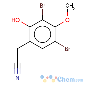 CAS No:28495-11-6 Benzeneacetonitrile,3,5-dibromo-2-hydroxy-4-methoxy-