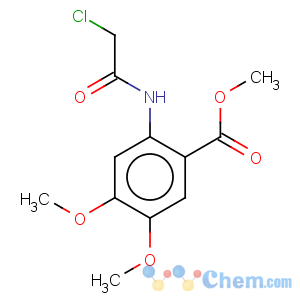 CAS No:285138-76-3 Benzoic acid,2-[(2-chloroacetyl)amino]-4,5-dimethoxy-, methyl ester