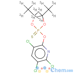 CAS No:285138-81-0 Phosphorothioic acid,O,O-di(ethyl-d5) O-(3,5,6-trichloro-2-pyridinyl) ester (9CI)