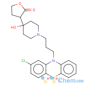 CAS No:28532-90-3 2(3H)-Furanone,3-[1-[3-(2-chloro-10H-phenothiazin-10-yl)propyl]-4-hydroxy-4-piperidinyl]dihydro-