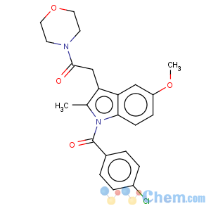 CAS No:2854-32-2 Ethanone,2-[1-(4-chlorobenzoyl)-5-methoxy-2-methyl-1H-indol-3-yl]-1-(4-morpholinyl)-