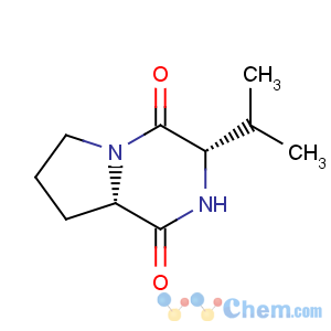CAS No:2854-40-2 Pyrrolo[1,2-a]pyrazine-1,4-dione,hexahydro-3-(1-methylethyl)-, (3S,8aS)-