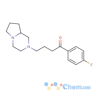 CAS No:2856-81-7 4-(3,4,6,7,8,8a-hexahydro-1H-pyrrolo[1,<br />2-a]pyrazin-2-yl)-1-(4-fluorophenyl)butan-1-one