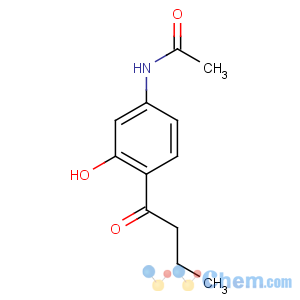 CAS No:28583-62-2 N-(4-butanoyl-3-hydroxyphenyl)acetamide