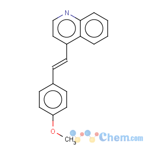 CAS No:2859-55-4 Quinoline,4-[2-(4-methoxyphenyl)ethenyl]-