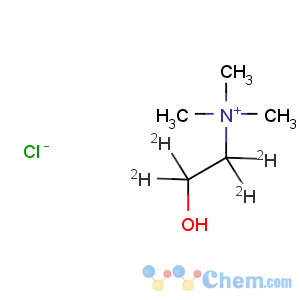 CAS No:285979-70-6 Ethan-1,1,2,2-d4-aminium,2-hydroxy-N,N,N-trimethyl-, chloride (9CI)