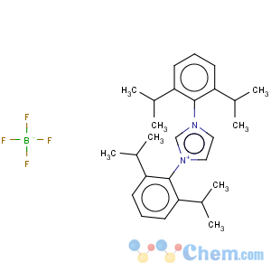 CAS No:286014-25-3 1,3-BIS-(2,6-DIISOPROPYLPHENYL)-IMIDAZOLIUM TETRAFLUOROBORATE