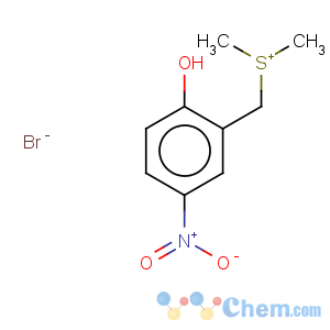 CAS No:28611-73-6 Sulfonium,[(2-hydroxy-5-nitrophenyl)methyl]dimethyl-, bromide (1:1)