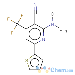 CAS No:286430-62-4 3-Pyridinecarbonitrile,2-(dimethylamino)-6-(2-thienyl)-4-(trifluoromethyl)-