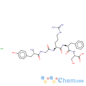 CAS No:286458-87-5 L-Serine,L-tyrosylglycyl-L-arginyl-L-phenylalanyl-, monohydrochloride (9CI)
