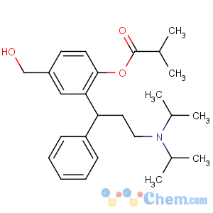 CAS No:286930-02-7 [2-[(1R)-3-[di(propan-2-yl)amino]-1-phenylpropyl]-4-(hydroxymethyl)<br />phenyl] 2-methylpropanoate