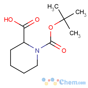 CAS No:28697-17-8 (2R)-1-[(2-methylpropan-2-yl)oxycarbonyl]piperidine-2-carboxylic acid