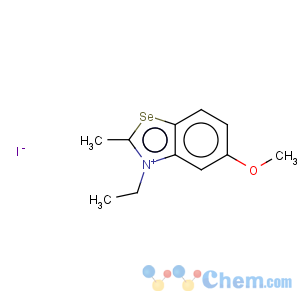 CAS No:2870-38-4 Benzoselenazolium,3-ethyl-5-methoxy-2-methyl-, iodide (1:1)