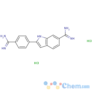CAS No:28718-90-3 2-(4-carbamimidoylphenyl)-1H-indole-6-carboximidamide