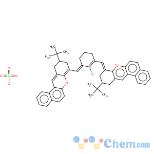 CAS No:287185-31-3 10-tert-Butyl-8-((3-(tert-butyl-10,11-dihydro-9H-benzo[a]xanthen-8-yl)methylene)-2-chlorocyclohex-1-enyl)methylene)-8,9,10,11-tetrahydrobenzo[a]xanthenium perchlorate