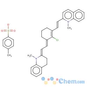 CAS No:287194-09-6 2-(2-(2-Chloro-3-(2-(1-methylquinolidine-2-ylidene)ethylidene)cyclohex-1-enyl)vinyl)-1-methylquinolinium 4-methylbenzenesulfonate
