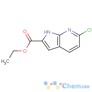 CAS No:287384-84-3 ethyl 6-chloro-1H-pyrrolo[2,3-b]pyridine-2-carboxylate