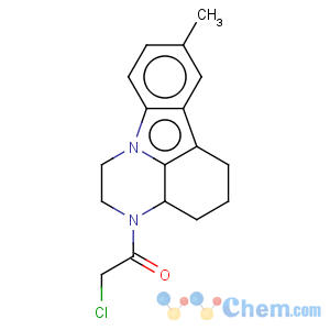 CAS No:28742-49-6 Ethanone,2-chloro-1-(1,2,3a,4,5,6-hexahydro-8-methyl-3H-pyrazino[3,2,1-jk]carbazol-3-yl)-