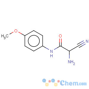 CAS No:287474-38-8 Acetamide,2-amino-2-cyano-N-(4-methoxyphenyl)-