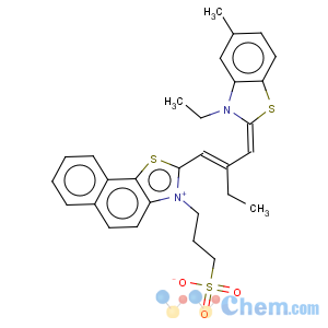 CAS No:28784-39-6 Naphtho[1,2-d]thiazolium,2-[2-[(3-ethyl-5-methyl-2(3H)-benzothiazolylidene)methyl]-1-buten-1-yl]-1-(3-sulfopropyl)-,inner salt