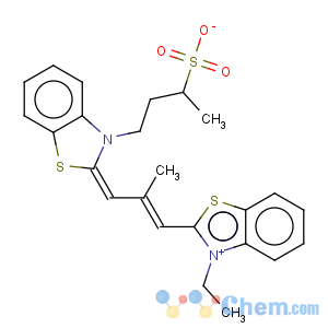 CAS No:28789-08-4 Benzothiazolium,2-[3-(3-ethyl-2(3H)-benzothiazolylidene)-2-methyl-1-propen-1-yl]-3-(3-sulfobutyl)-,inner salt