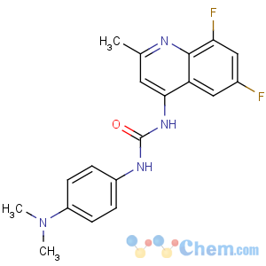 CAS No:288150-92-5 1-(6,8-difluoro-2-methylquinolin-4-yl)-3-[4-(dimethylamino)phenyl]urea