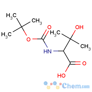 CAS No:288159-40-0 (2R)-3-hydroxy-3-methyl-2-[(2-methylpropan-2-yl)oxycarbonylamino]<br />butanoic acid