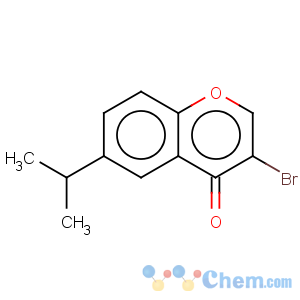 CAS No:288399-51-9 4H-1-Benzopyran-4-one,3-bromo-6-(1-methylethyl)-