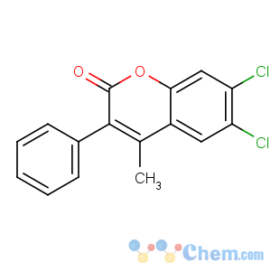 CAS No:288399-87-1 6,7-dichloro-4-methyl-3-phenylchromen-2-one