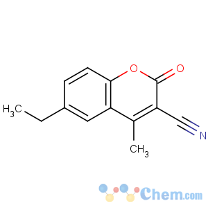 CAS No:288399-88-2 6-ethyl-4-methyl-2-oxochromene-3-carbonitrile