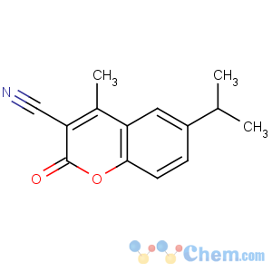 CAS No:288399-89-3 4-methyl-2-oxo-6-propan-2-ylchromene-3-carbonitrile