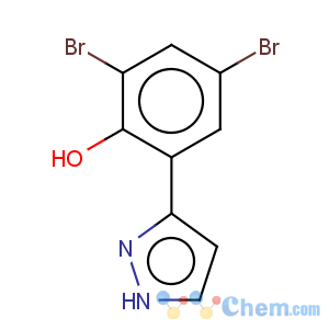 CAS No:288401-37-6 Phenol,2,4-dibromo-6-(1H-pyrazol-3-yl)-