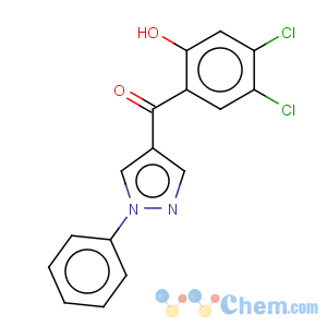CAS No:288401-38-7 Methanone,(4,5-dichloro-2-hydroxyphenyl)(1-phenyl-1H-pyrazol-4-yl)-