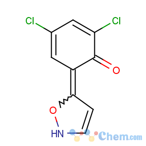 CAS No:288401-44-5 2,4-dichloro-6-(2H-1,2-oxazol-5-ylidene)cyclohexa-2,4-dien-1-one